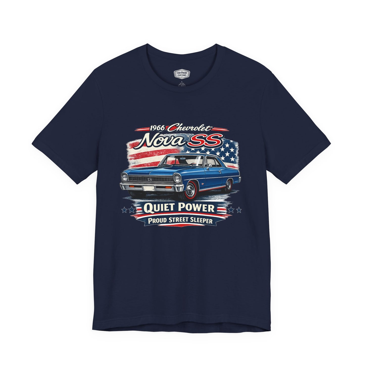 1966 Chevrolet Nova SS Blue Pride - Premium Tee