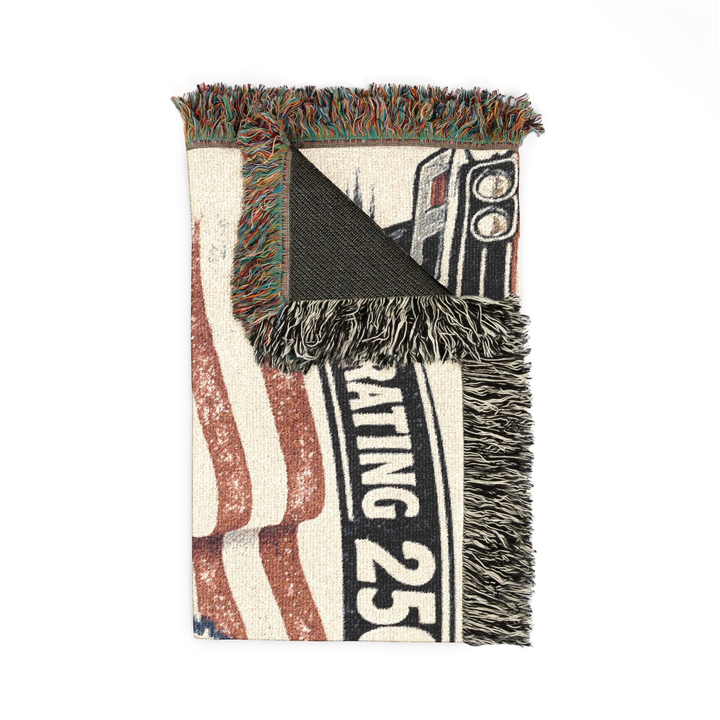Chevelle Woven Throw Americana Patriotic Blanket | Automotive Home Decor | Collector Gift | Fathers Day Gift | Car Lover Gift