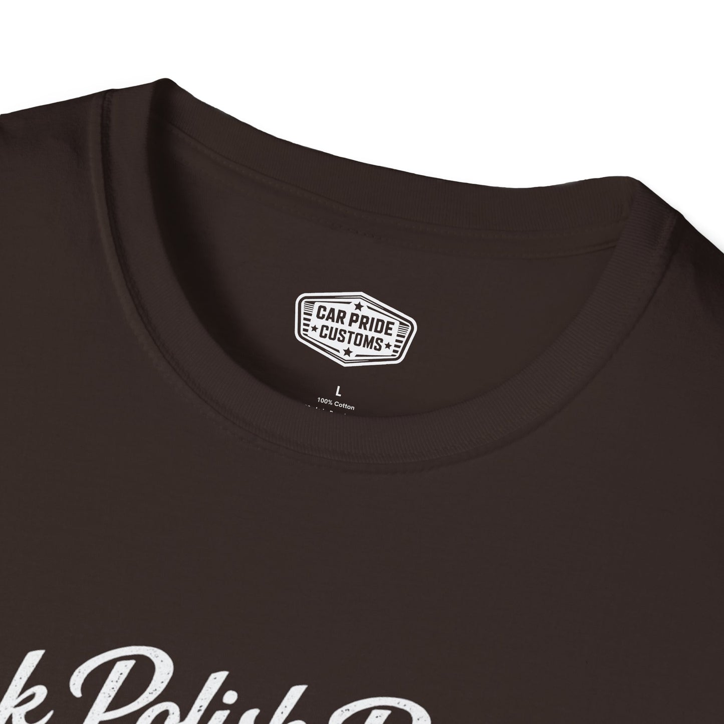 Park Polish Repeat | 1968 Ford Mustang Mach 1 T-Shirt | Car Show Ready Mustang Graphic Tee | Classic Ford Shirt