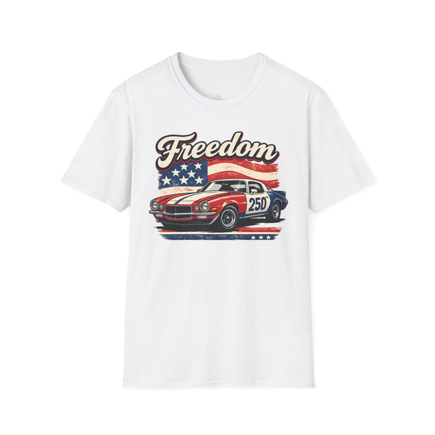 Freedom Trans AM 250 Patriotic American Muscle Car T-Shirt | Fathers Day Gift | Car Enthusiast Tee