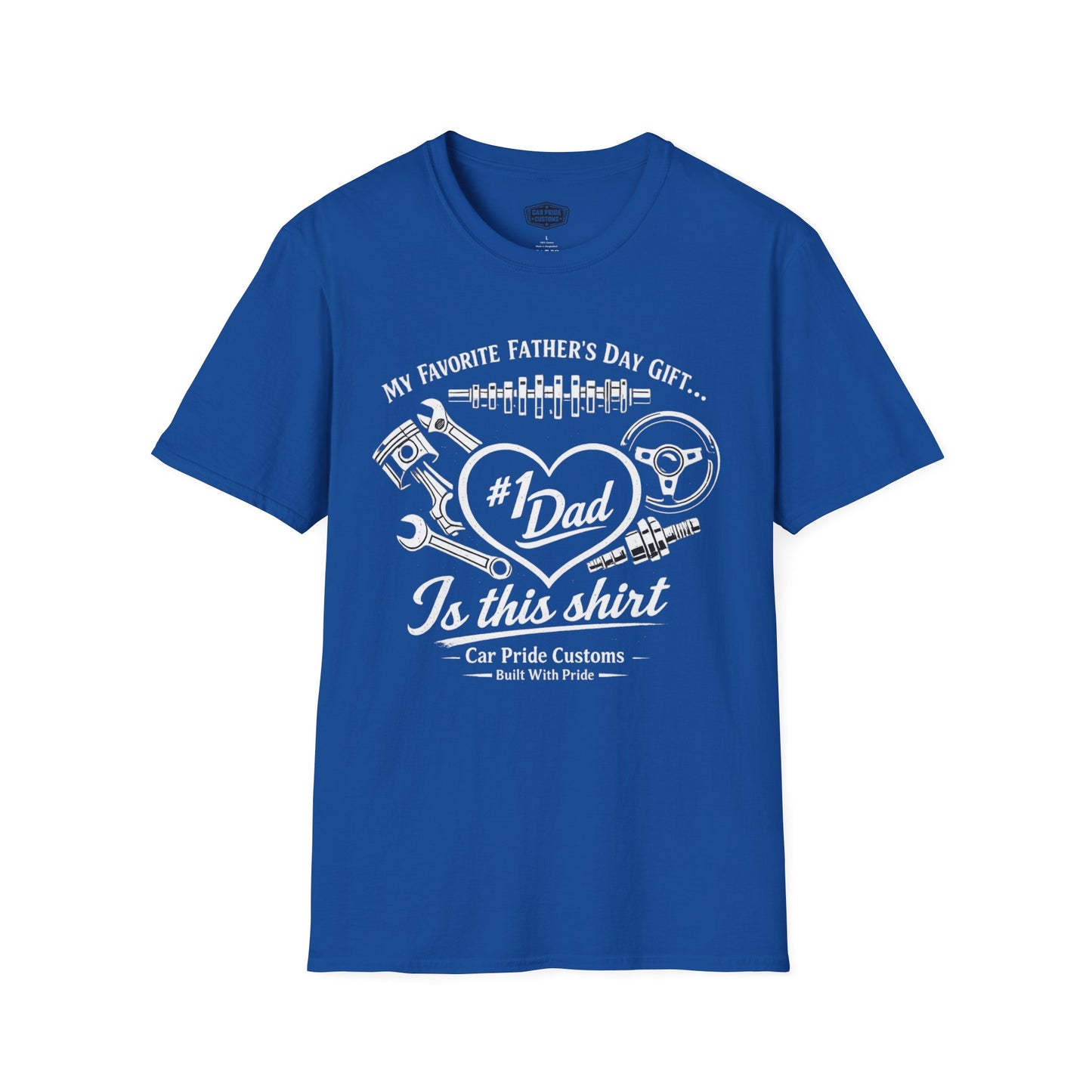 #1 Dad Car Shirt | Father’s Day Gift Is This Shirt | Funny Dad Car Shirt | Car Guy Gift | Automotive Tee