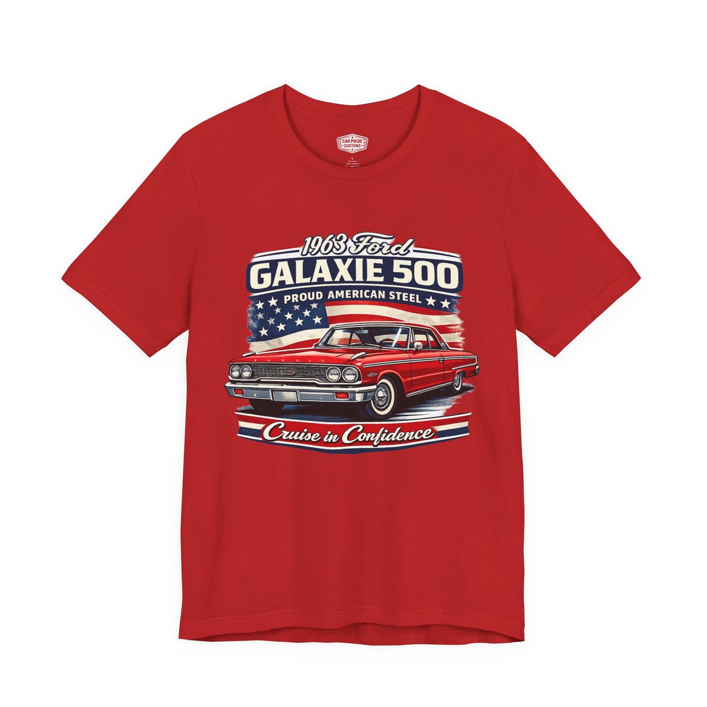 1963 Ford Galaxy 500 Red Pride - Premium Tee