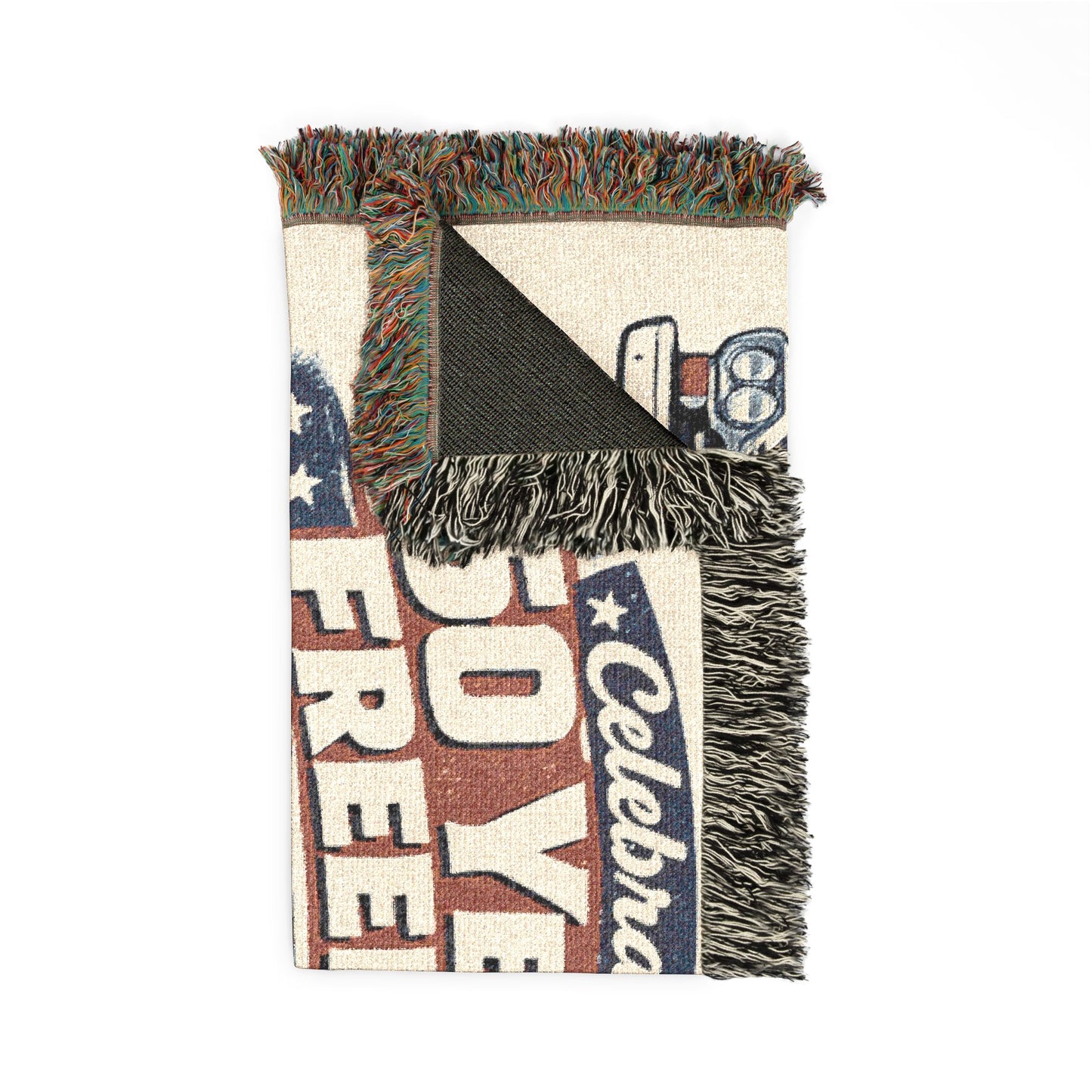 Ford F100 Pickup Woven Throw Americana Patriotic Blanket | Automotive Home Decor | Collector Gift | Fathers Day Gift | Car Lover Gift