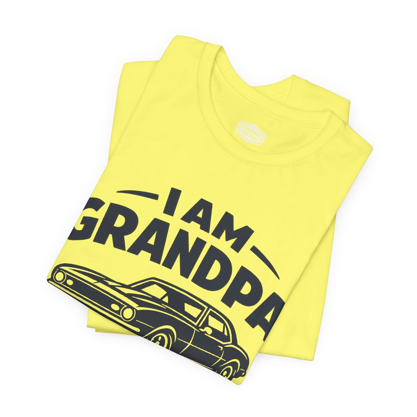 Funny Car T-Shirt | Classic Car Grandpa T-Shirt| Grandpa Car Lover Gift | 1968 Chevrolet Camaro | I am Grandpa