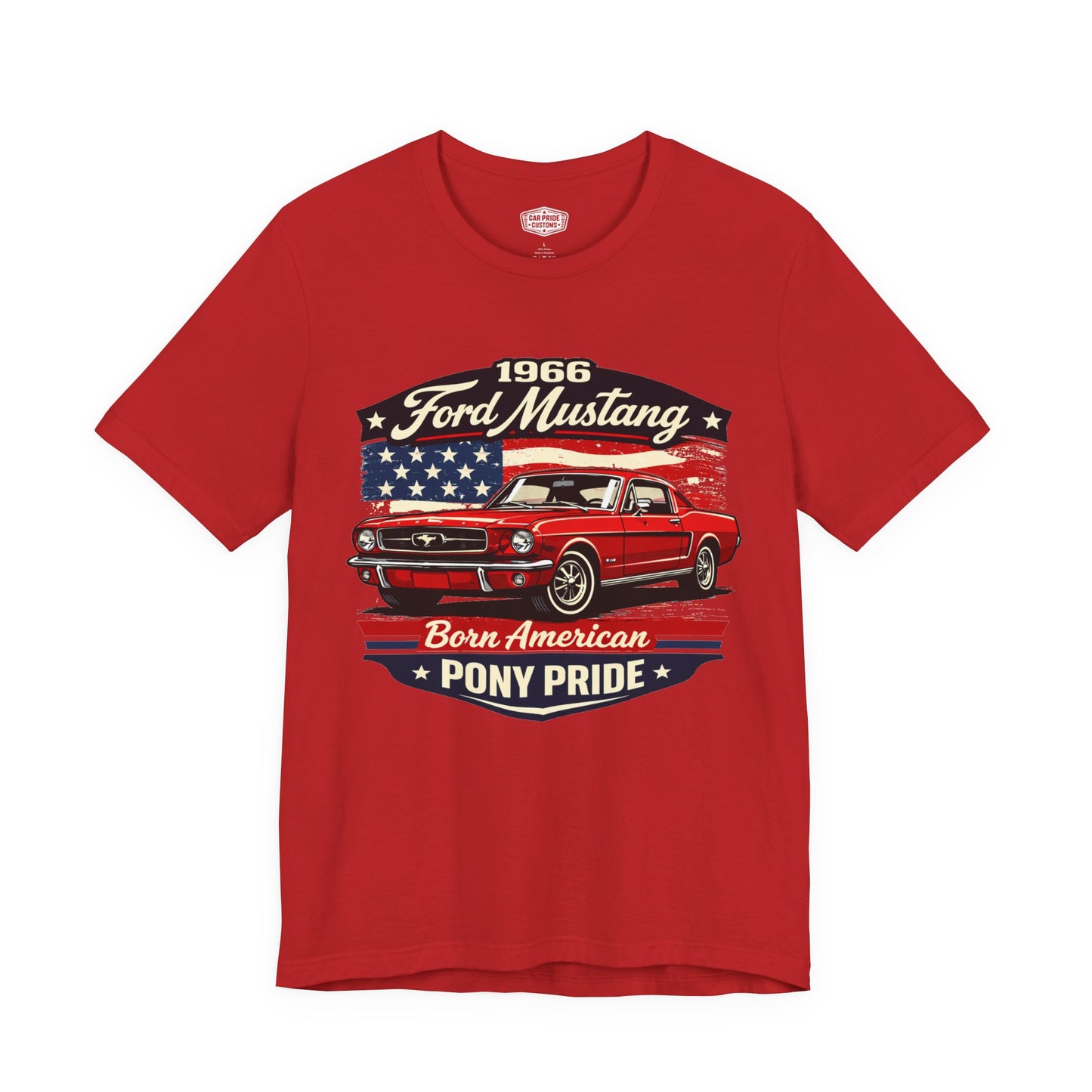 1966 Ford Mustang Red Pride - Premium Tee