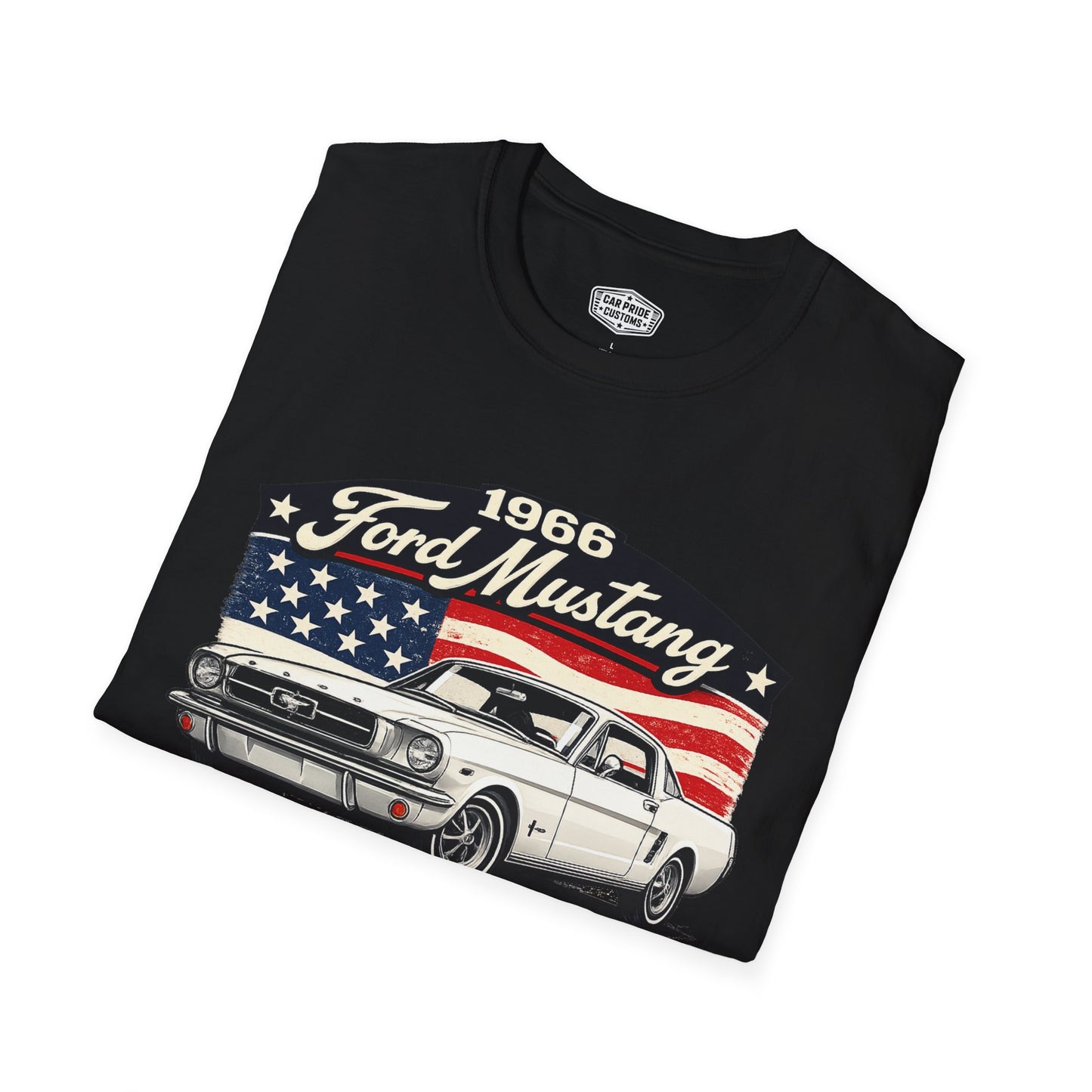 1966 Ford Mustang White Pride - Standard Tee
