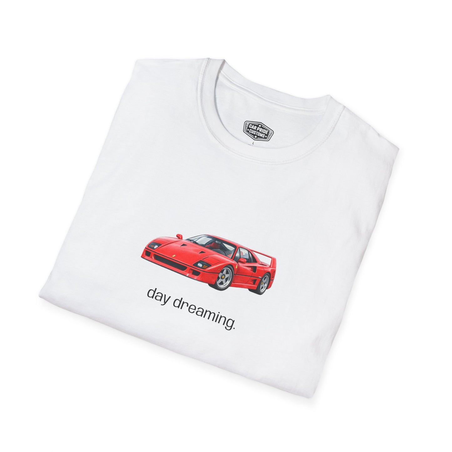 Ferrari F40 Day Dreaming T-Shirt | Exotic Car Tee | Customizable Sports Car Shirt | Ferrari Lover Gift | Car Pride Customs