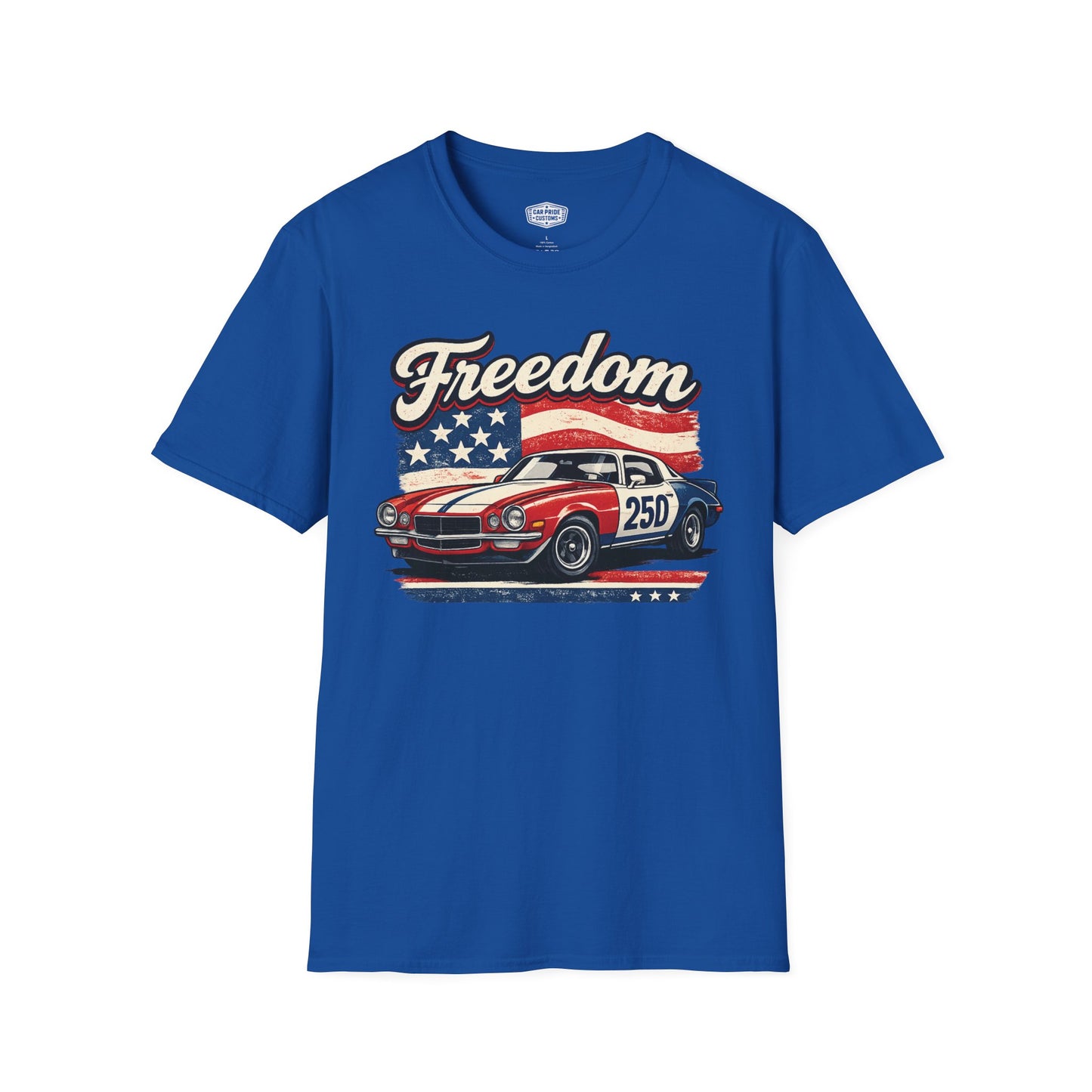 Freedom Trans AM 250 Patriotic American Muscle Car T-Shirt | Fathers Day Gift | Car Enthusiast Tee