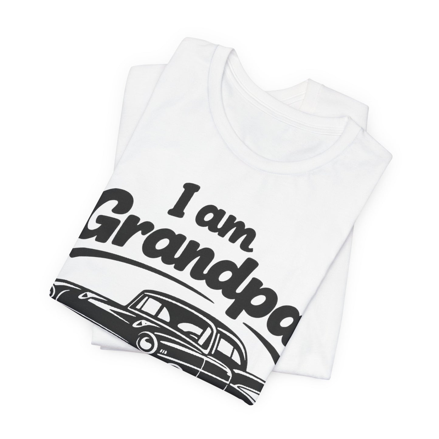 Funny Car T-Shirt | Classic Car Grandpa T-Shirt| Grandpa Car Lover Gift | 1957 Chevrolet Bel Air | I am Grandpa
