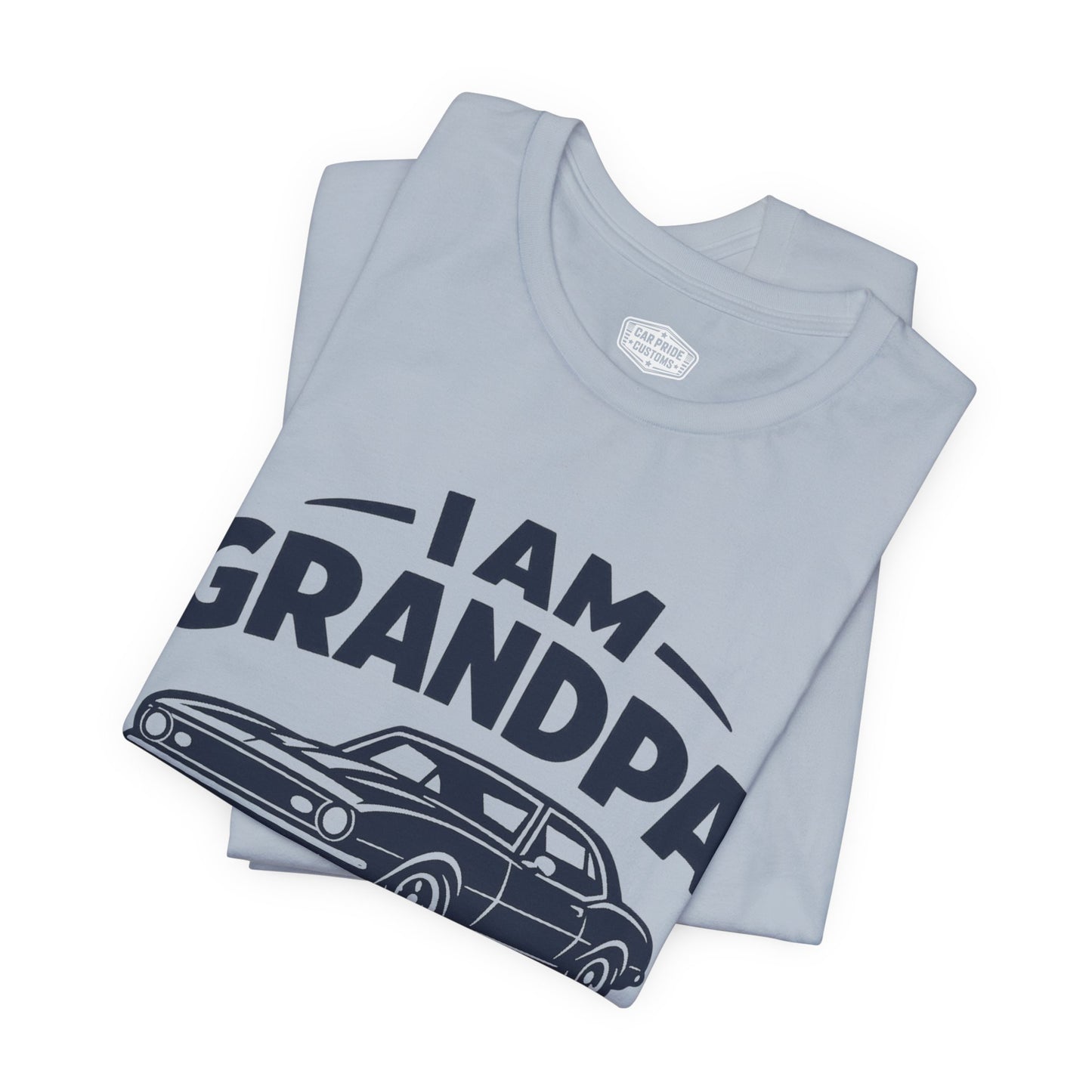 Funny Car T-Shirt | Classic Car Grandpa T-Shirt| Grandpa Car Lover Gift | 1968 Chevrolet Camaro | I am Grandpa
