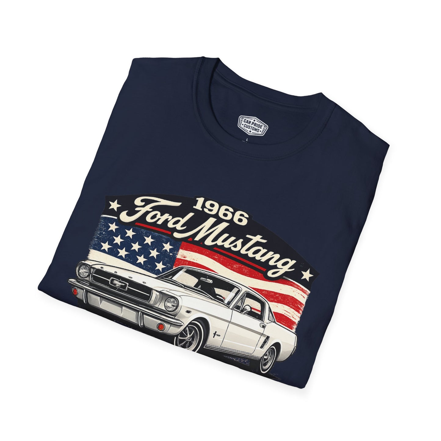 1966 Ford Mustang White Pride - Standard Tee