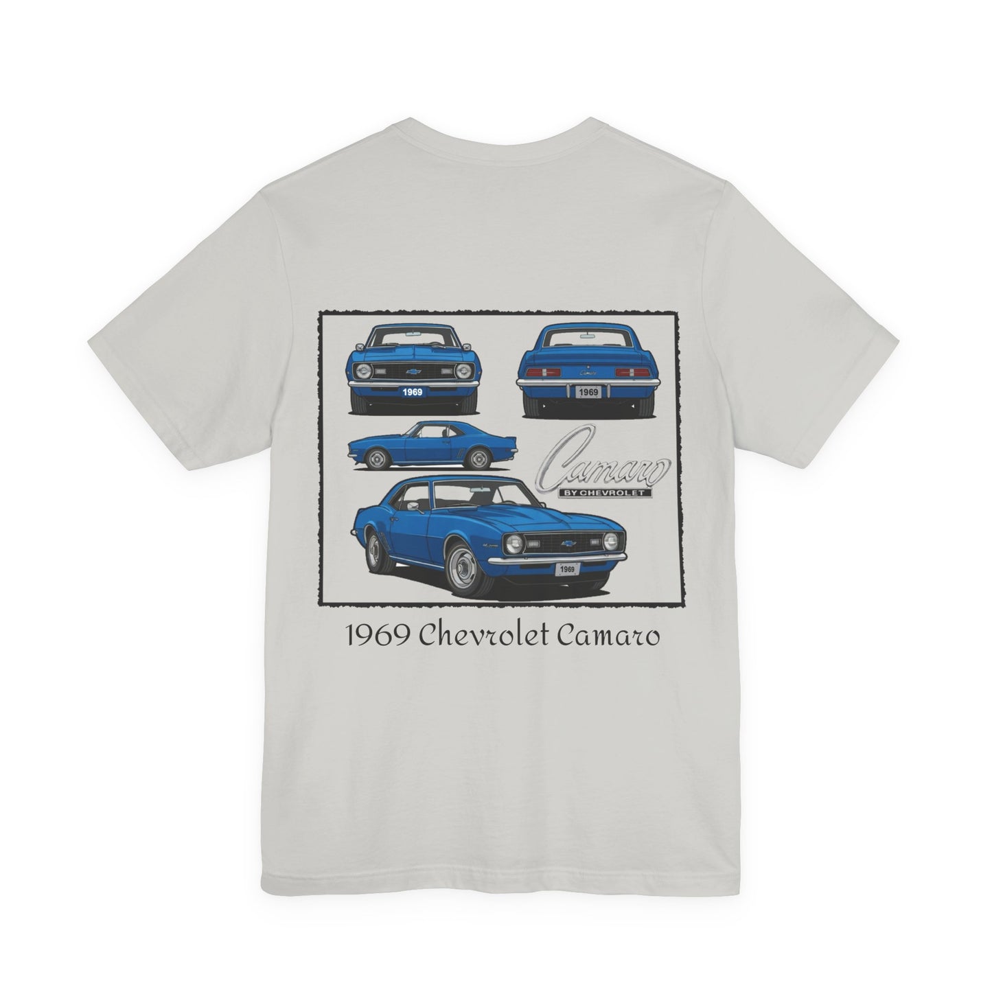 1969 Chevrolet Camaro Blue Stock - Premium Tee