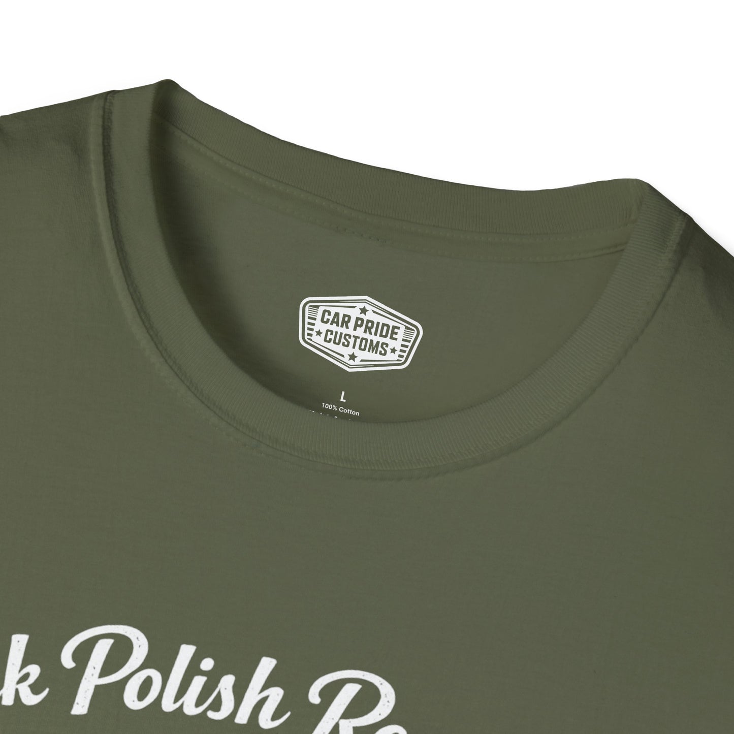Park Polish Repeat | 1965 Ford Fairlane 500 T-Shirt | Funny Classic Ford Car Show Graphic Tee | Fairlane Shirt