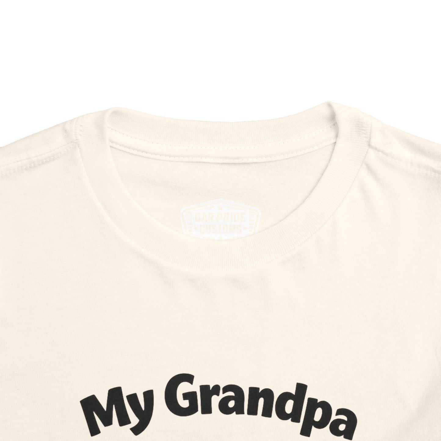 Funny Car T-Shirt | Classic Car Toddler T-Shirt| Grandpa Car Lover Gift | 1968 Dodge Charger | Grandpa Likes Cars
