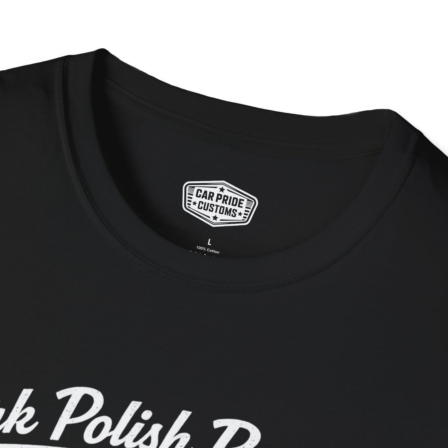 Park Polish Repeat | 1993 Ford Mustang SVT Cobra T-Shirt | Funny Fox Body Car Show Graphic Tee | Mustang Shirt