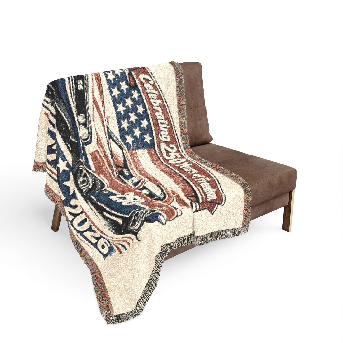 Classic Camaro Woven Throw Americana Patriotic Blanket | Automotive Home Decor | Collector Gift | Fathers Day Gift | Car Lover Gift