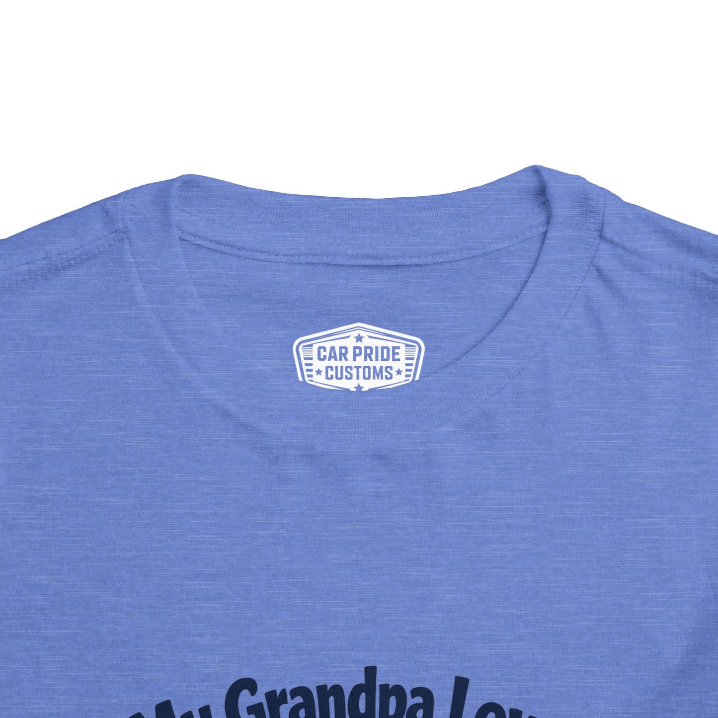 Funny Car T-Shirt | Classic Car Toddler T-Shirt| Grandpa Car Lover Gift | 1968 Ford Mustang | Grandpa Likes Cars