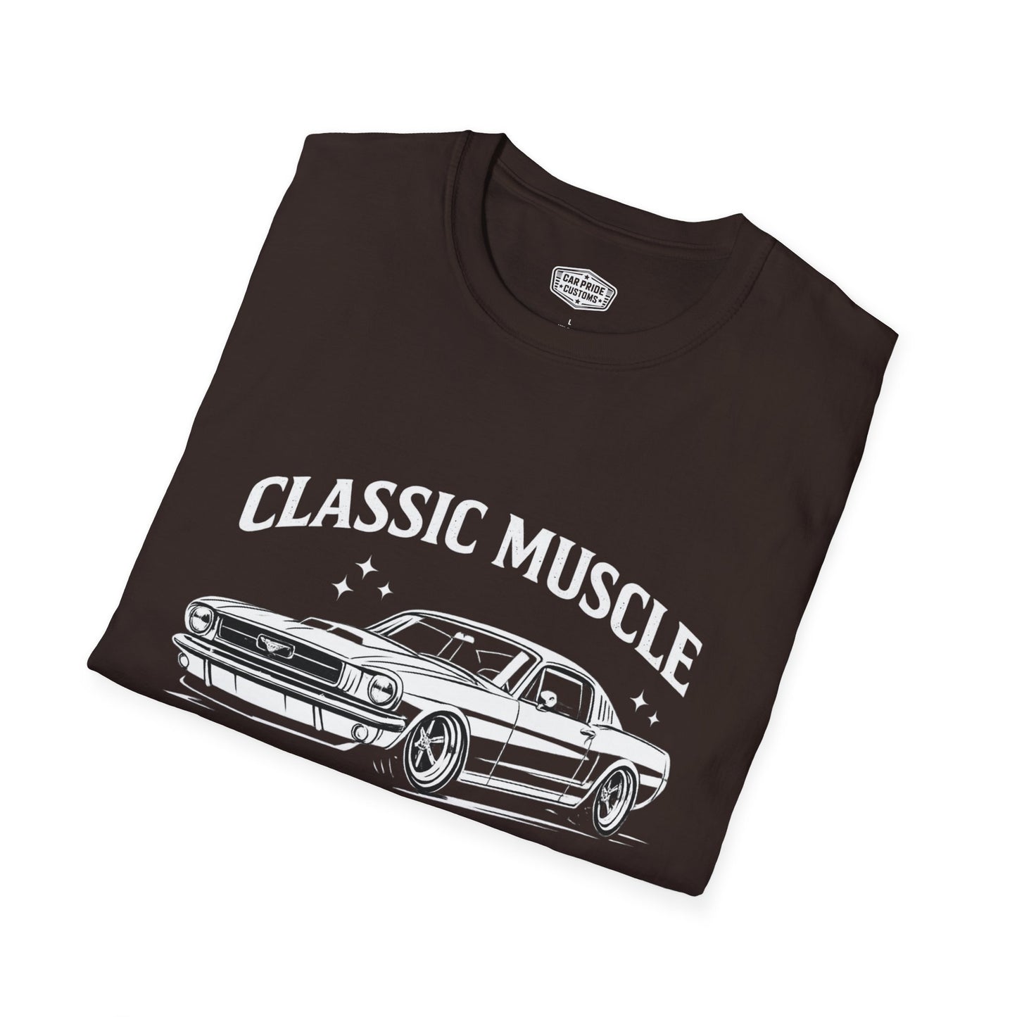 Classic Muscle | 1966 Ford Mustang T-Shirt | Legendary Performance Pony Car Graphic Tee | Ford Mustang Shirt