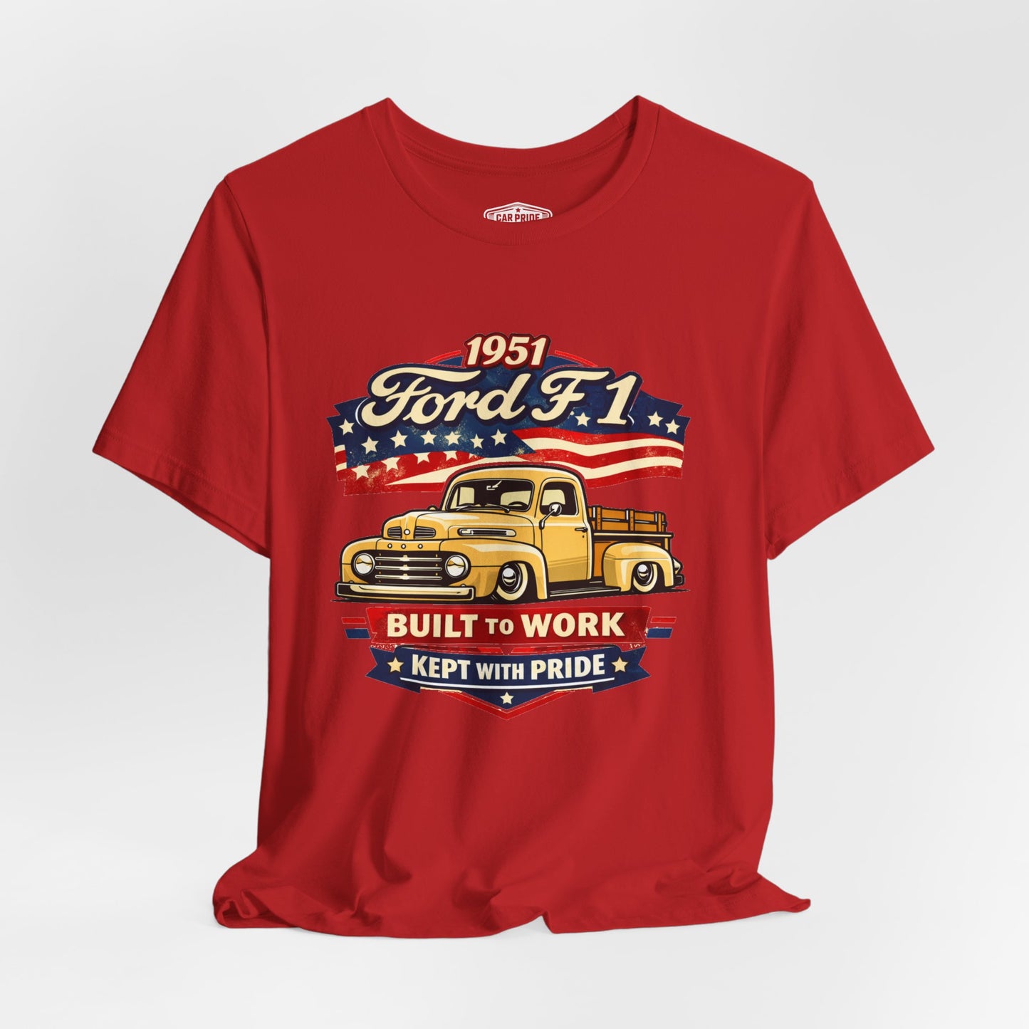 1951 Ford F1 Yellow Pride - Premium Tee