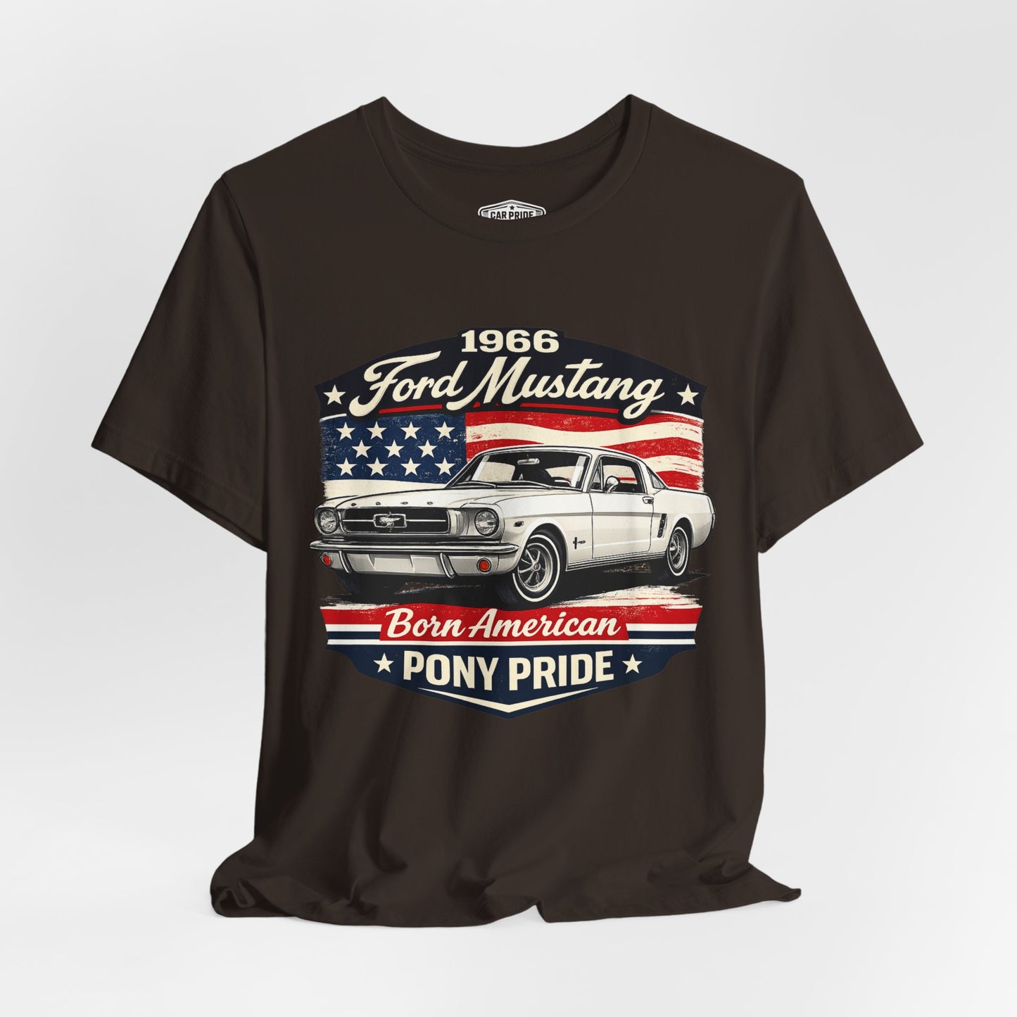 1966 Ford Mustang White Pride - Premium Tee