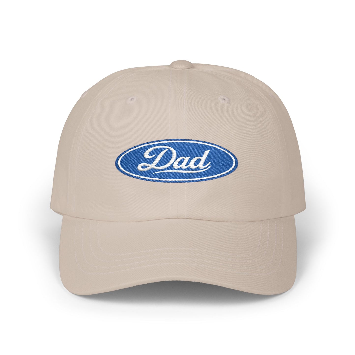 Dad Logo Embroidered Hat | Classic Oval Dad Cap | Personalized Dad Gift | Father's Day Hat for Dad | Vintage Style Dad Hat