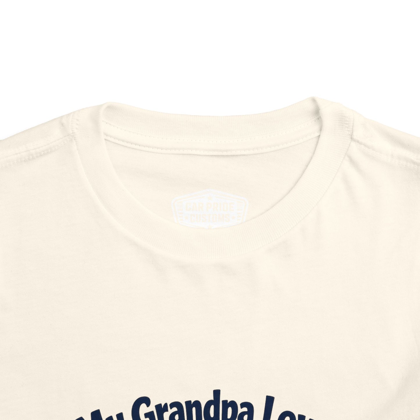 Funny Car T-Shirt | Classic Car Toddler T-Shirt| Grandpa Car Lover Gift | 1968 Ford Mustang | Grandpa Likes Cars