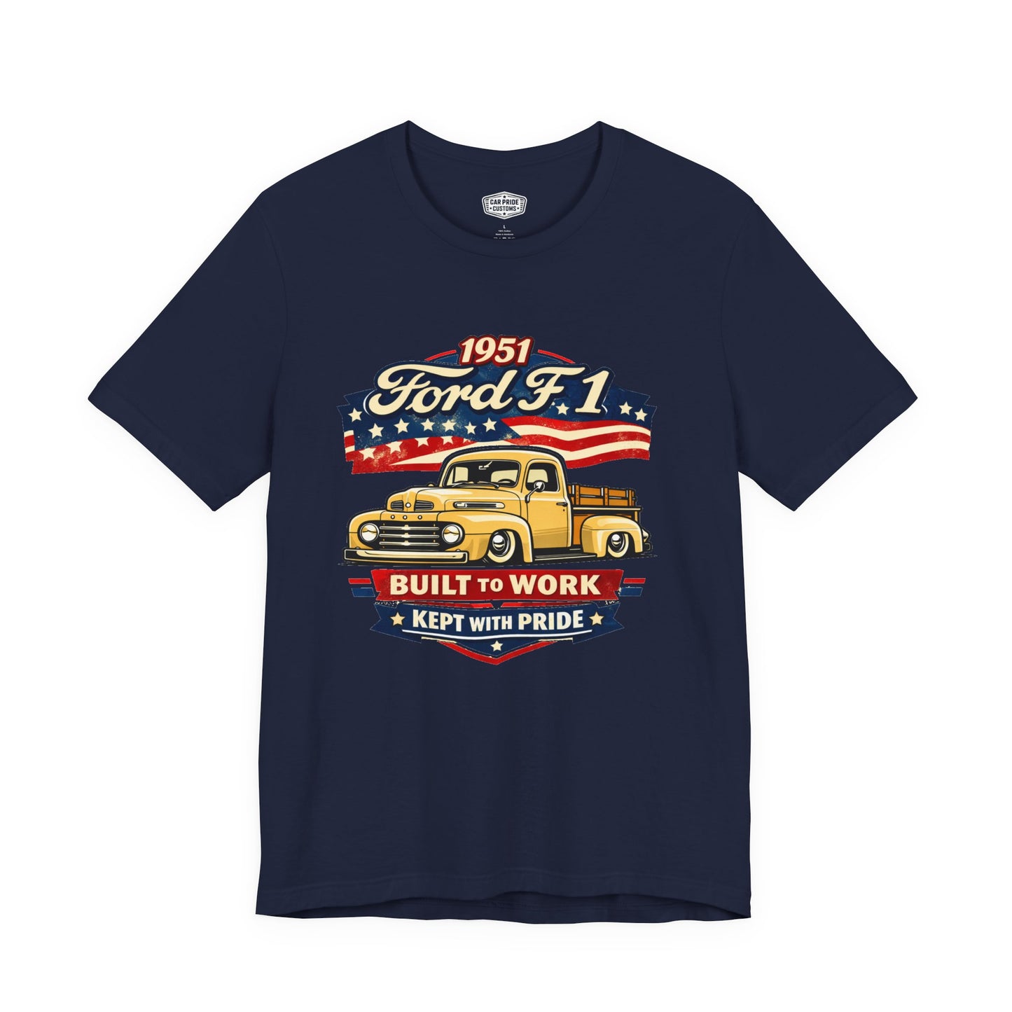 1951 Ford F1 Yellow Pride - Premium Tee