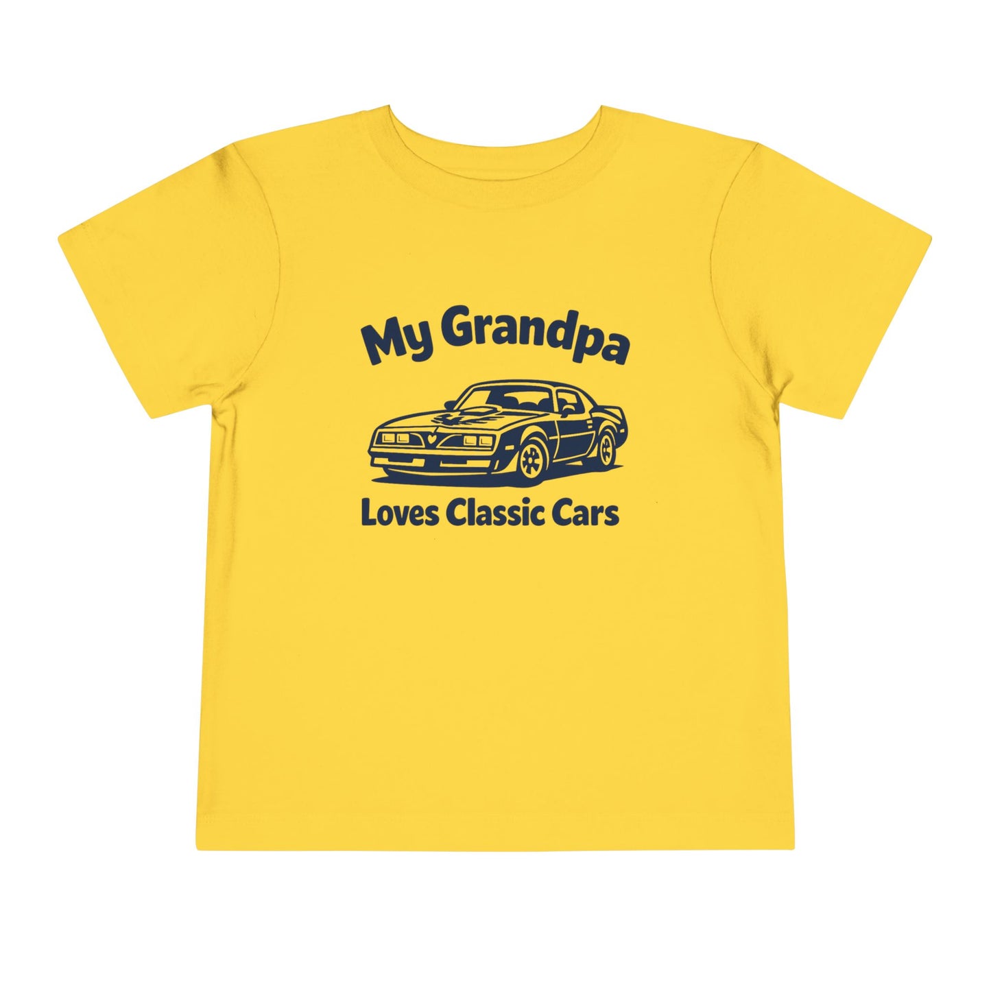Funny Car T-Shirt | Classic Car Toddler T-Shirt| Grandpa Car Lover Gift | 1979 Pontiac Trans AM | Grandpa Likes Cars