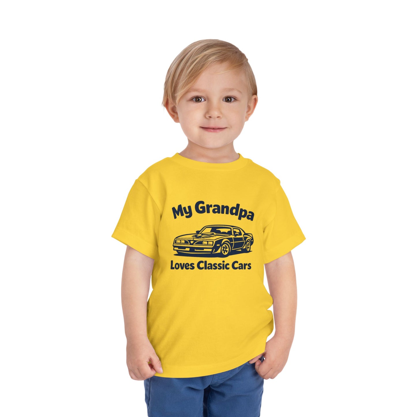 Funny Car T-Shirt | Classic Car Toddler T-Shirt| Grandpa Car Lover Gift | 1979 Pontiac Trans AM | Grandpa Likes Cars