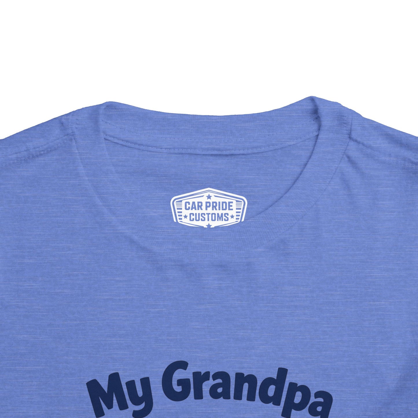 Funny Car T-Shirt | Classic Car Toddler T-Shirt| Grandpa Car Lover Gift | 1971 Plymouth Road Runner | Grandpa Likes Cars