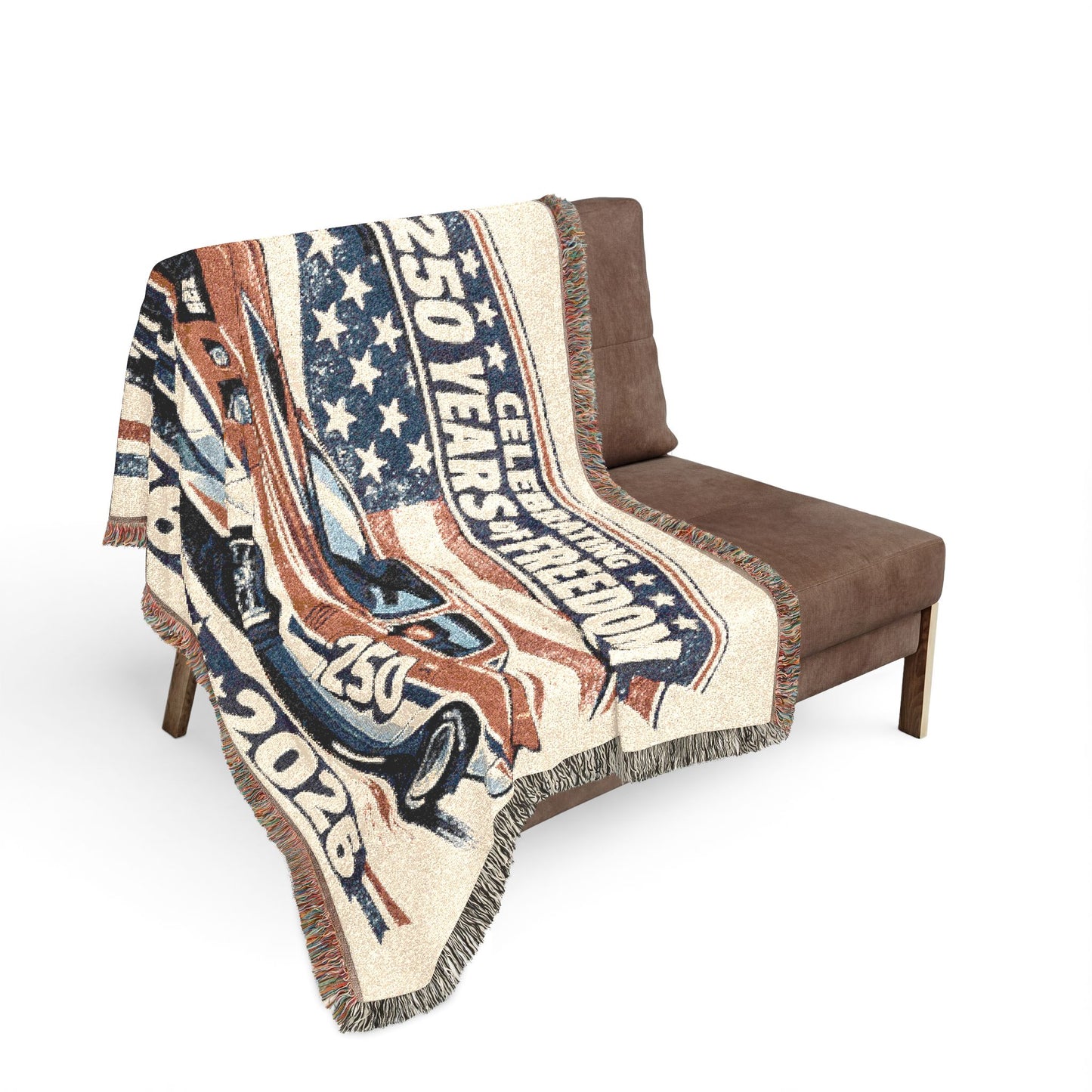 Trans AM Z28 Woven Throw Americana Patriotic Blanket | Automotive Home Decor | Collector Gift | Fathers Day Gift | Car Lover Gift