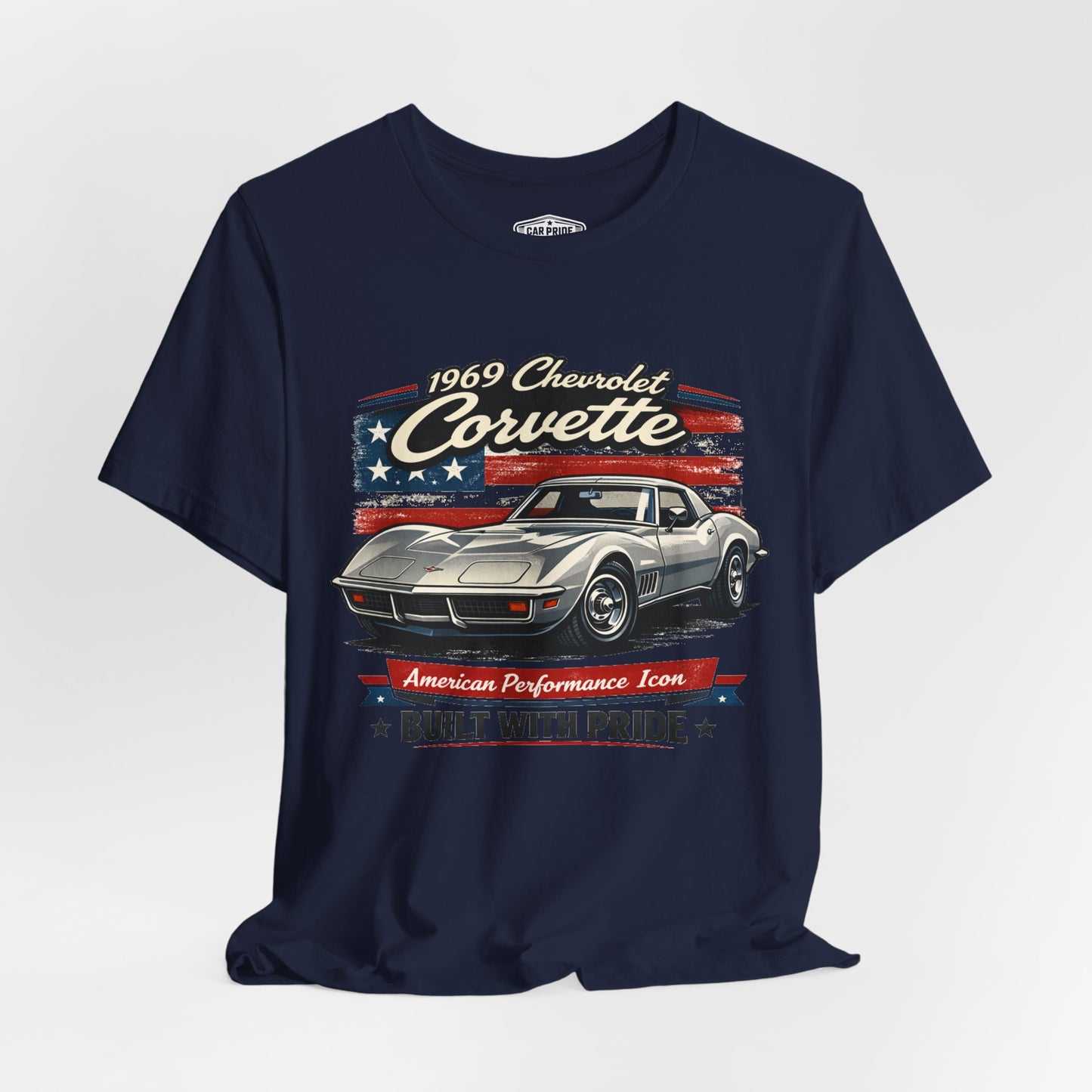 1969 Chevrolet Corvette Silver Pride - Premium Tee