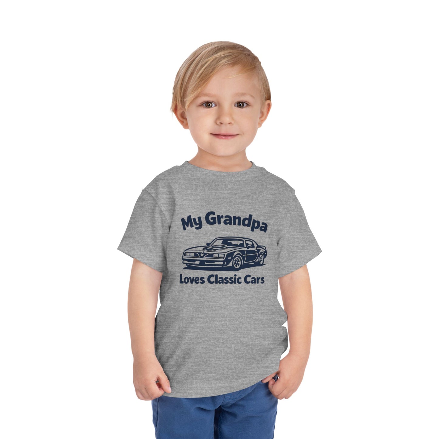 Funny Car T-Shirt | Classic Car Toddler T-Shirt| Grandpa Car Lover Gift | 1979 Pontiac Trans AM | Grandpa Likes Cars