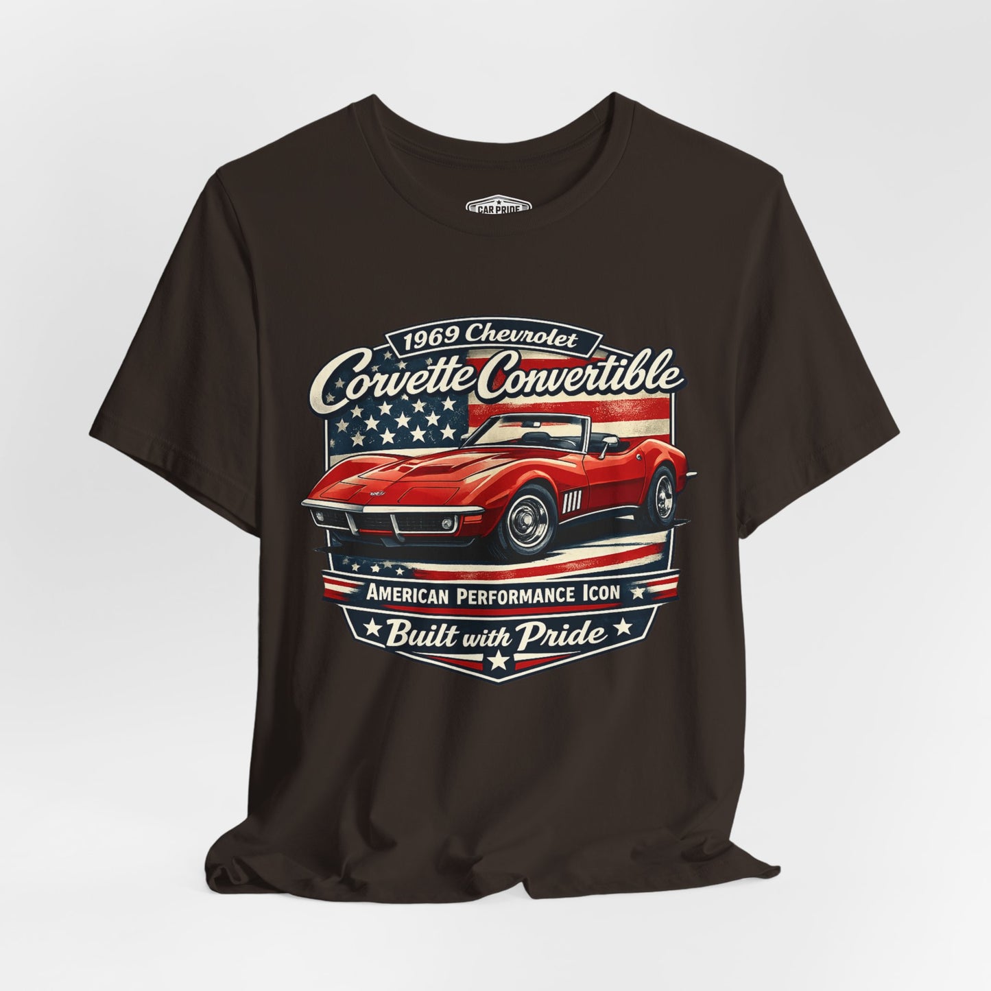 1969 Chevrolet Corvette Convertible Red Pride - Premium Tee