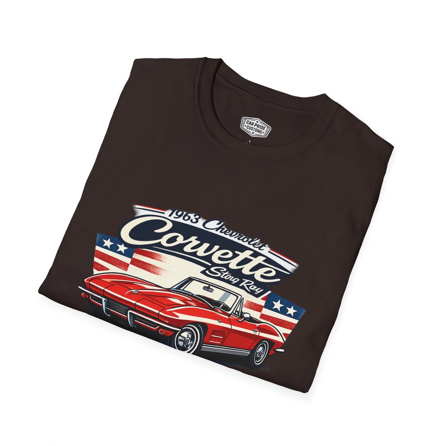 1963 Chevrolet Corvette Stingray Convertible Pride - Standard Tee