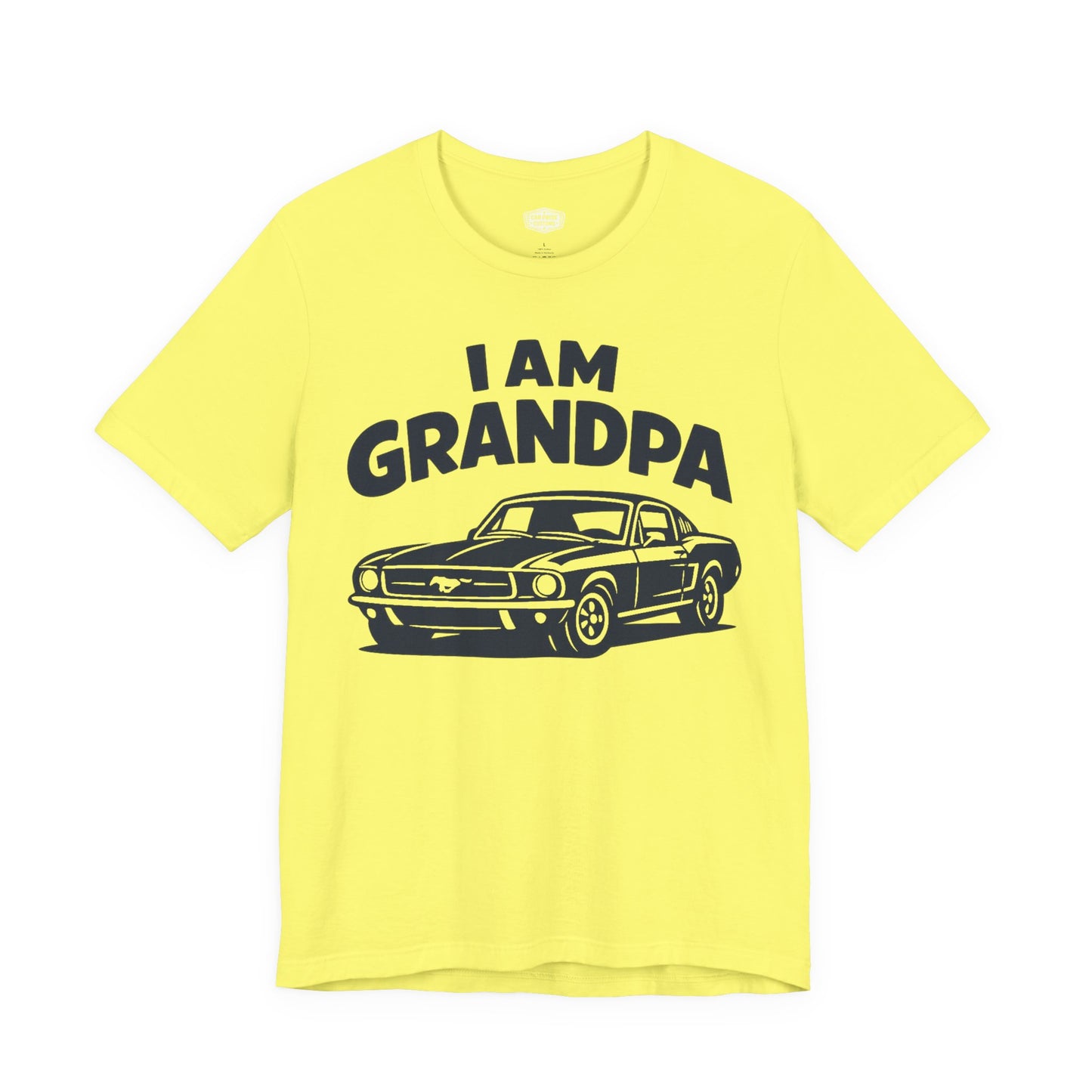 Funny Car T-Shirt | Classic Car Grandpa T-Shirt| Grandpa Car Lover Gift | 1968 Ford Mustang | I am Grandpa