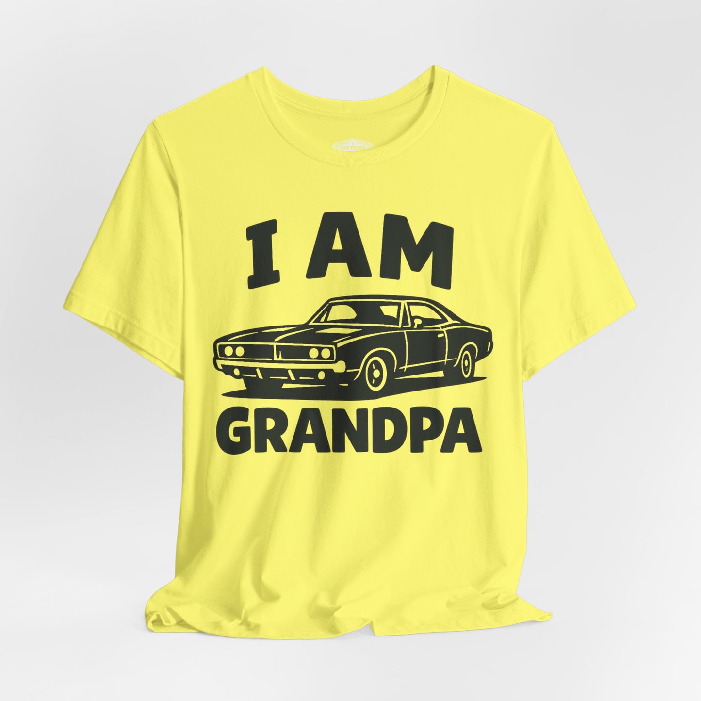 Funny Car T-Shirt | Classic Car Grandpa T-Shirt| Grandpa Car Lover Gift | 1968 Dodge Charger | I am Grandpa