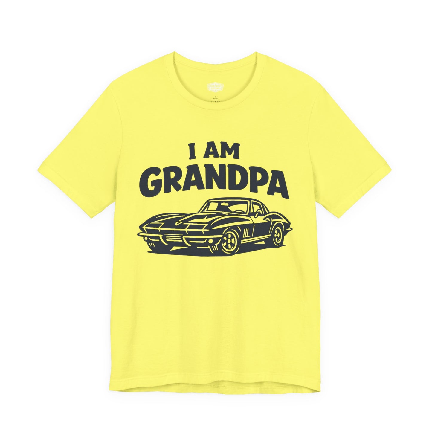 Funny Car T-Shirt | Classic Car Grandpa T-Shirt| Grandpa Car Lover Gift | 1967 Chevrolet Corvette | I am Grandpa