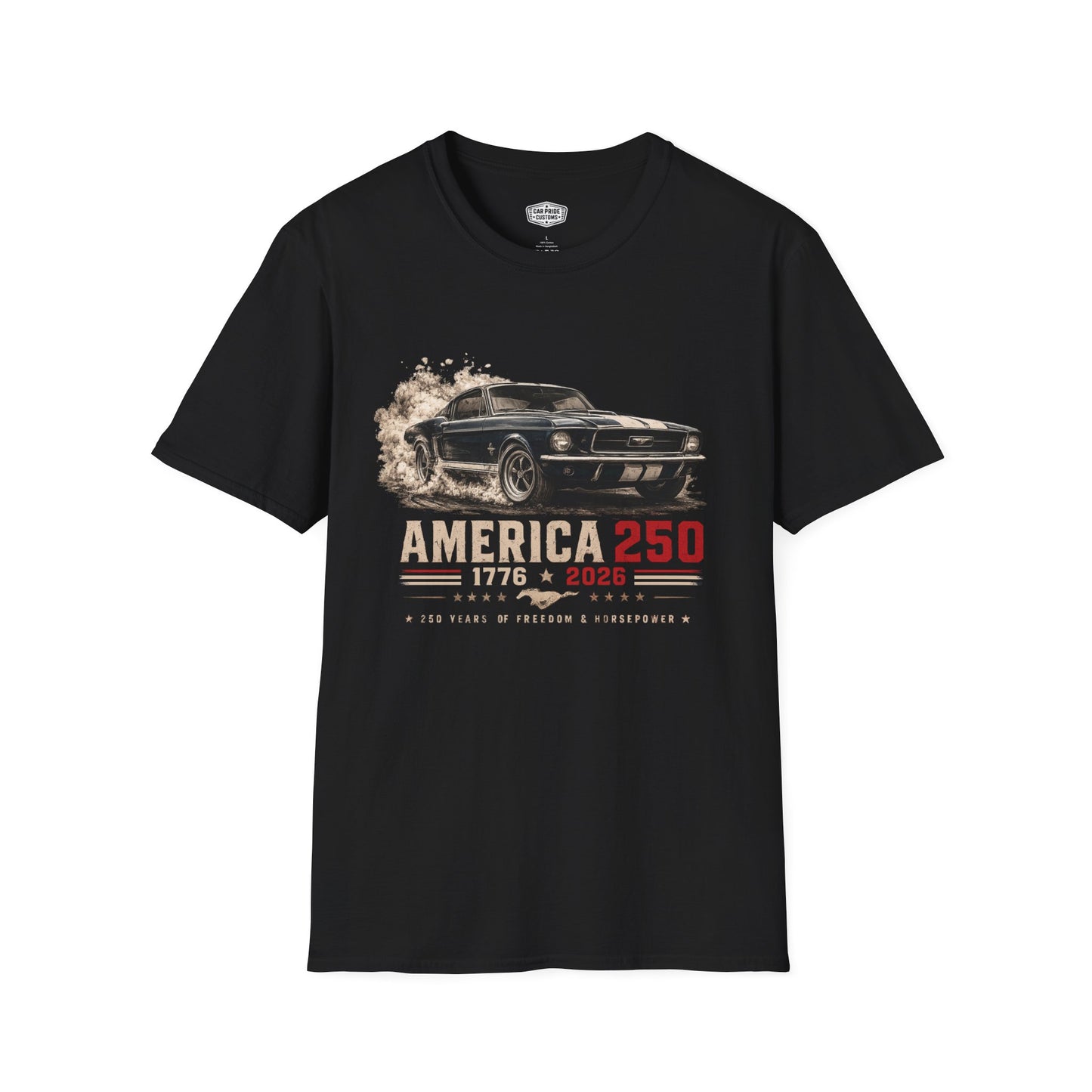 USA 250 Mustang Shirt | USA 250th Anniversary Gift | Classic Car Lover Shirt