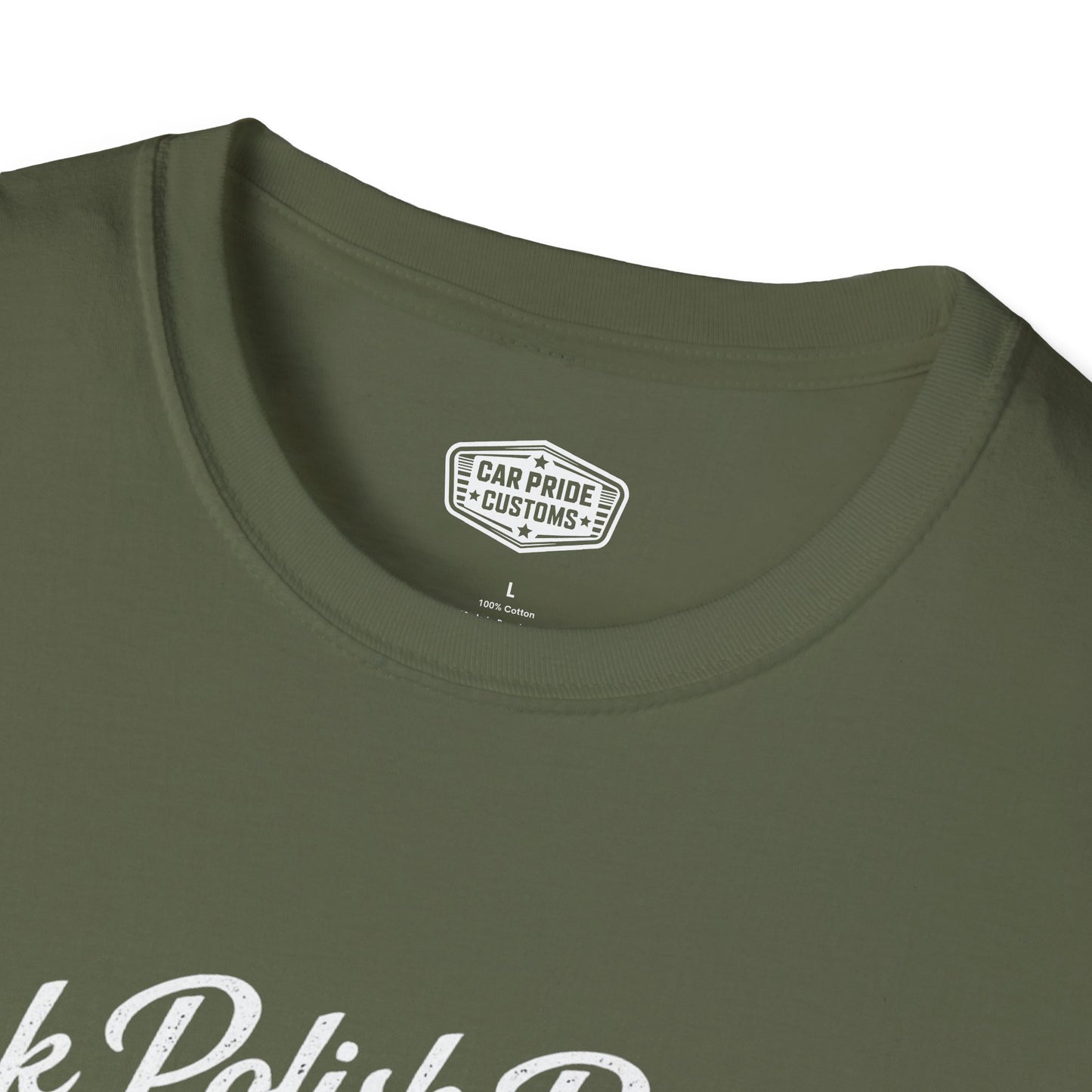 Park Polish Repeat | 1968 Ford Mustang Mach 1 T-Shirt | Car Show Ready Mustang Graphic Tee | Classic Ford Shirt