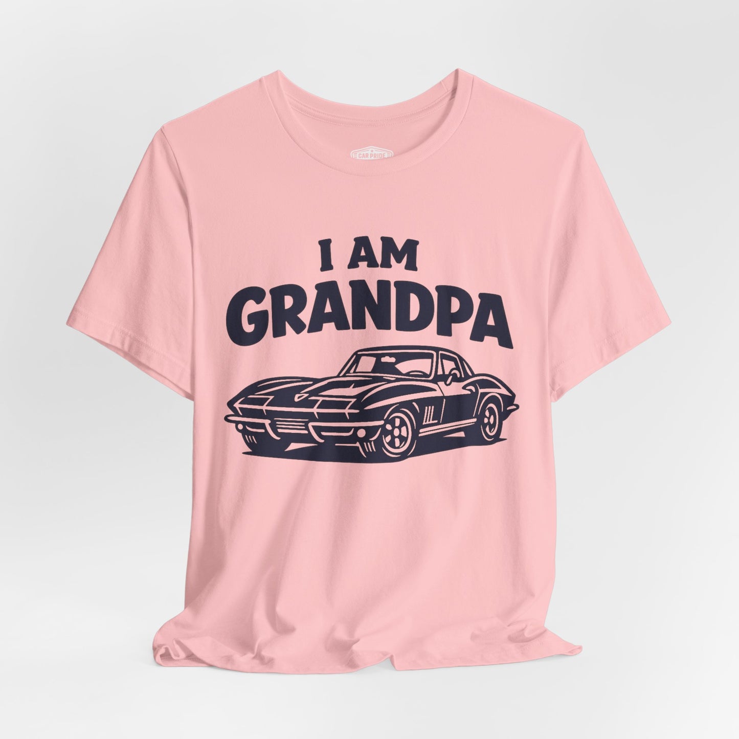 Funny Car T-Shirt | Classic Car Grandpa T-Shirt| Grandpa Car Lover Gift | 1967 Chevrolet Corvette | I am Grandpa