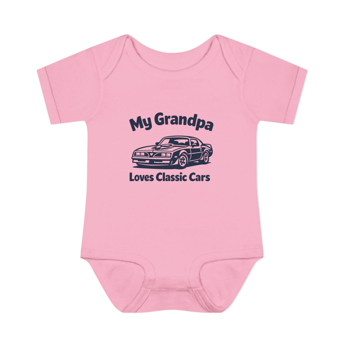 Funny Car Baby Onesie | Classic Car | Grandpa Car Lover Gift | 1979 Pontiac Trans AM | Grandpa Likes Cars