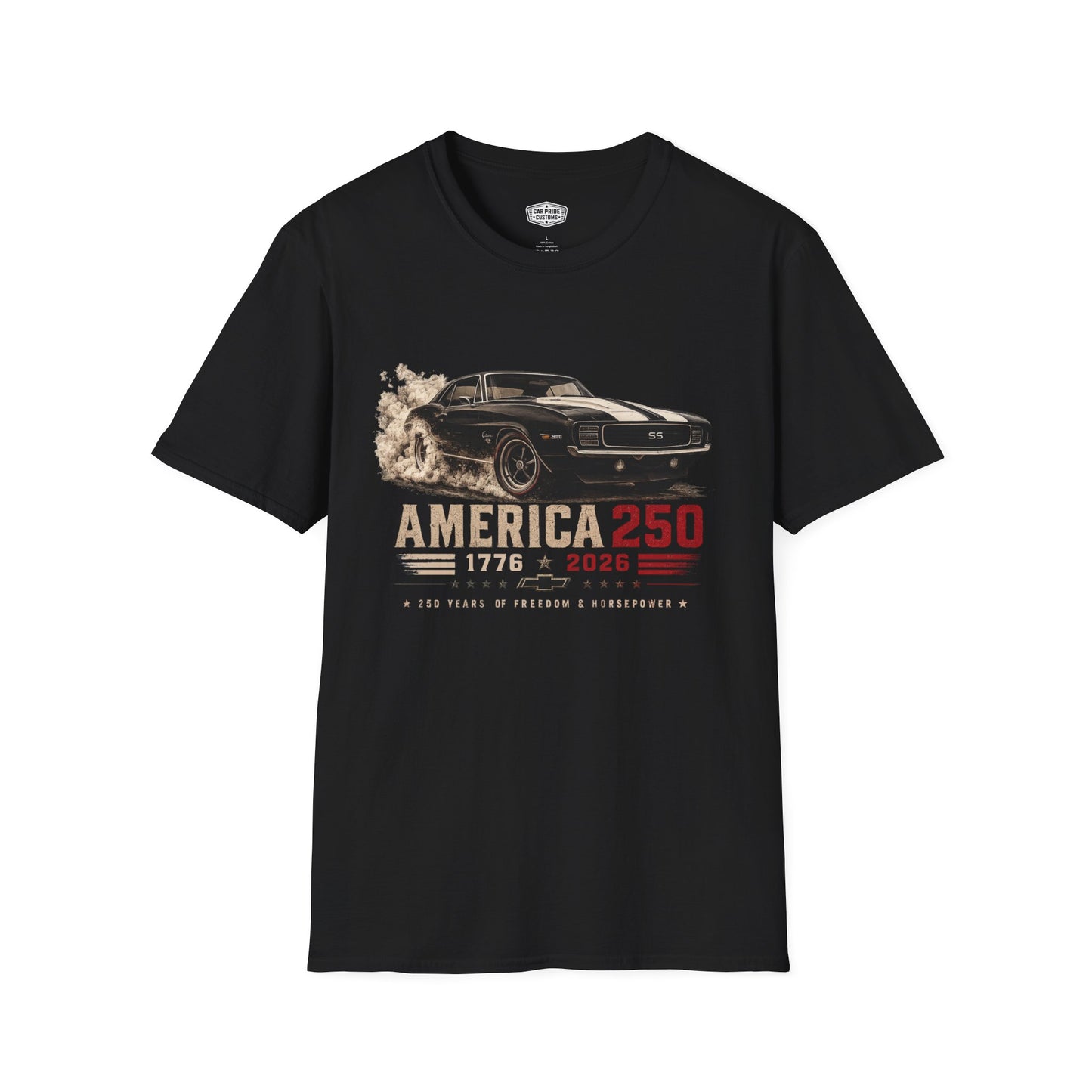 USA 250 Camaro Shirt | USA 250th Anniversary Gift | Classic Car Lover Shirt