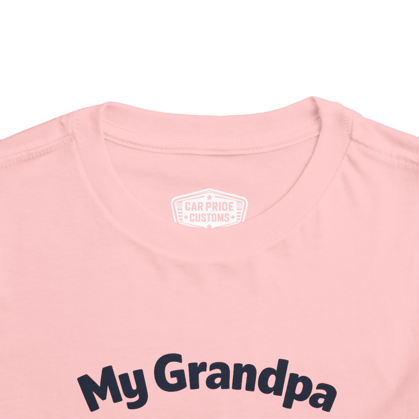 Funny Car T-Shirt | Classic Car Toddler T-Shirt| Grandpa Car Lover Gift | 1968 Chevrolet Camaro | Grandpa Likes Cars