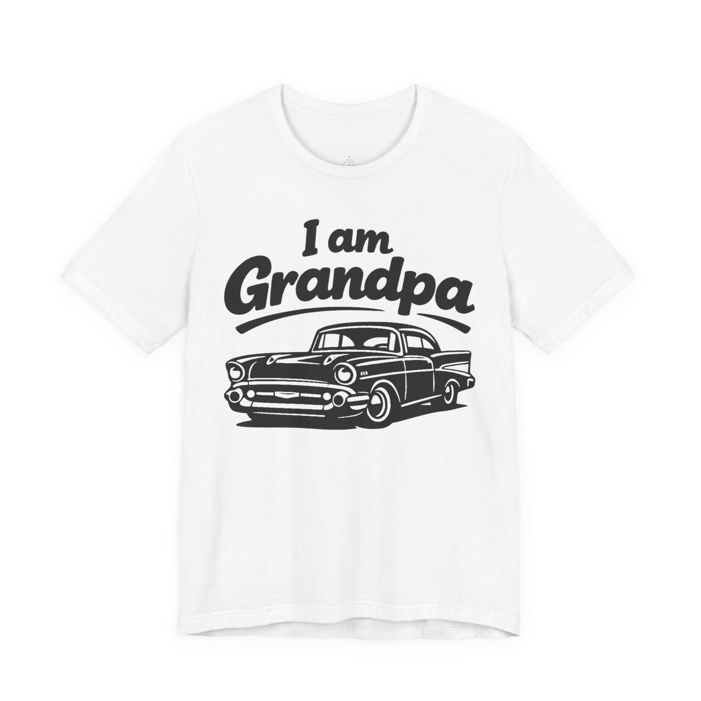 Funny Car T-Shirt | Classic Car Grandpa T-Shirt| Grandpa Car Lover Gift | 1957 Chevrolet Bel Air | I am Grandpa