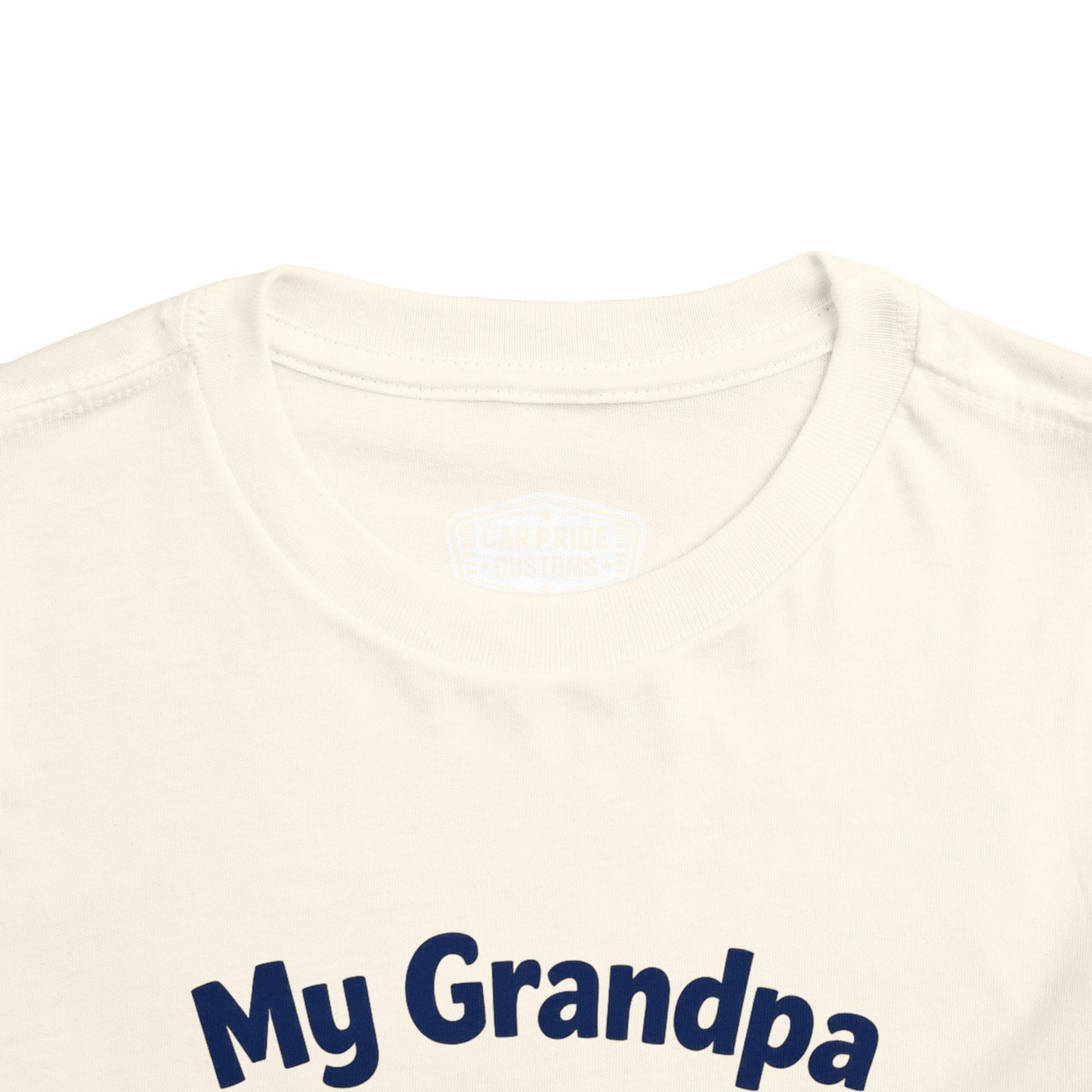 Funny Car T-Shirt | Classic Car Toddler T-Shirt| Grandpa Car Lover Gift | 1967 Chevrolet Corvette | Grandpa Likes Cars