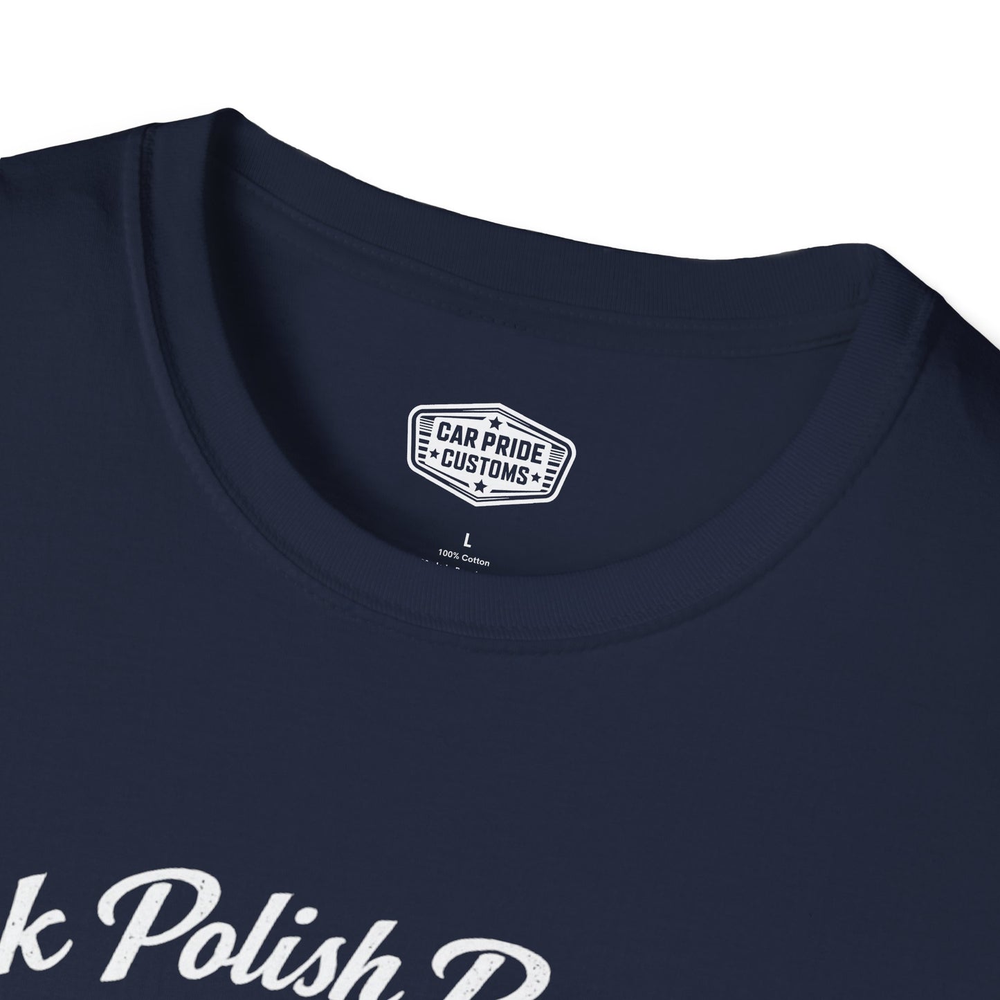 Park Polish Repeat | 1966 Ford Van T-Shirt | Funny Classic Van Show Graphic Tee | Ford Econoline Shirt