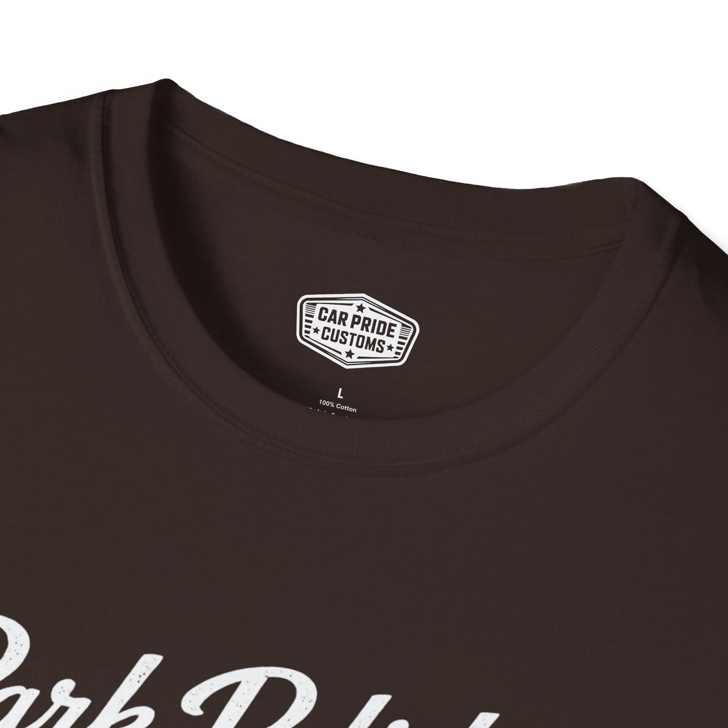 Park Polish Repeat | 1957 Chevy Bel Air T-Shirt | Funny Tri-Five Car Show Graphic Tee | Classic Chevrolet Shirt