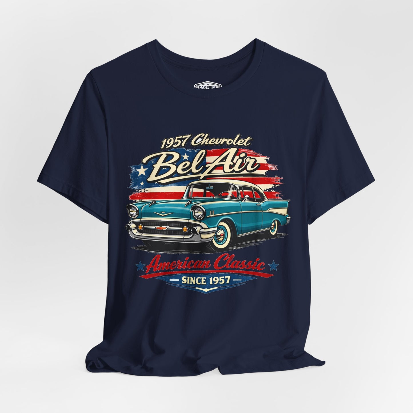 1957 Chevrolet Bel Air Blue Pride - Premium Tee