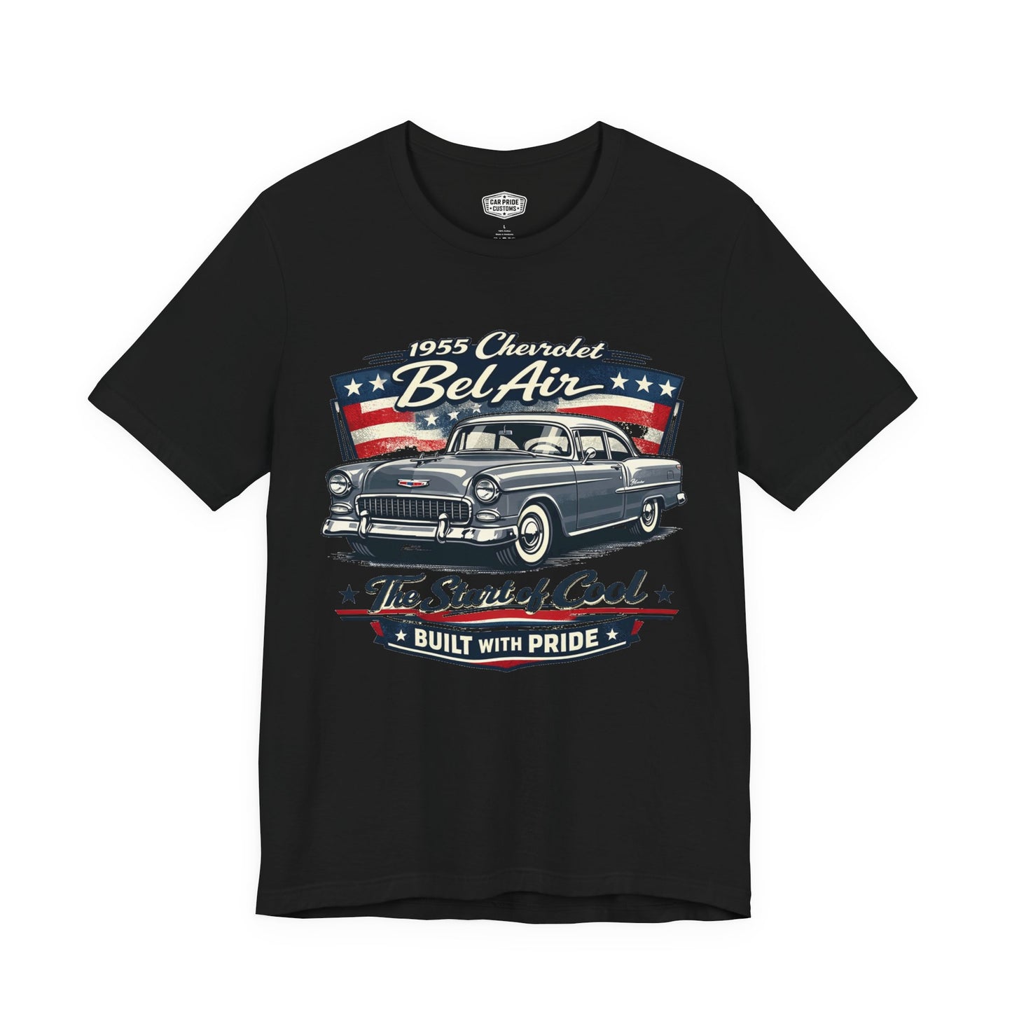 1955 Chevrolet Bel Air Grey Pride - Premium Tee